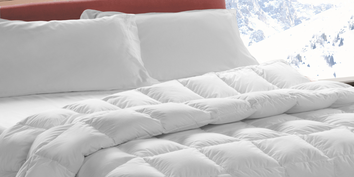 Piumino letto in piuma d’oca naturale Vico Casa