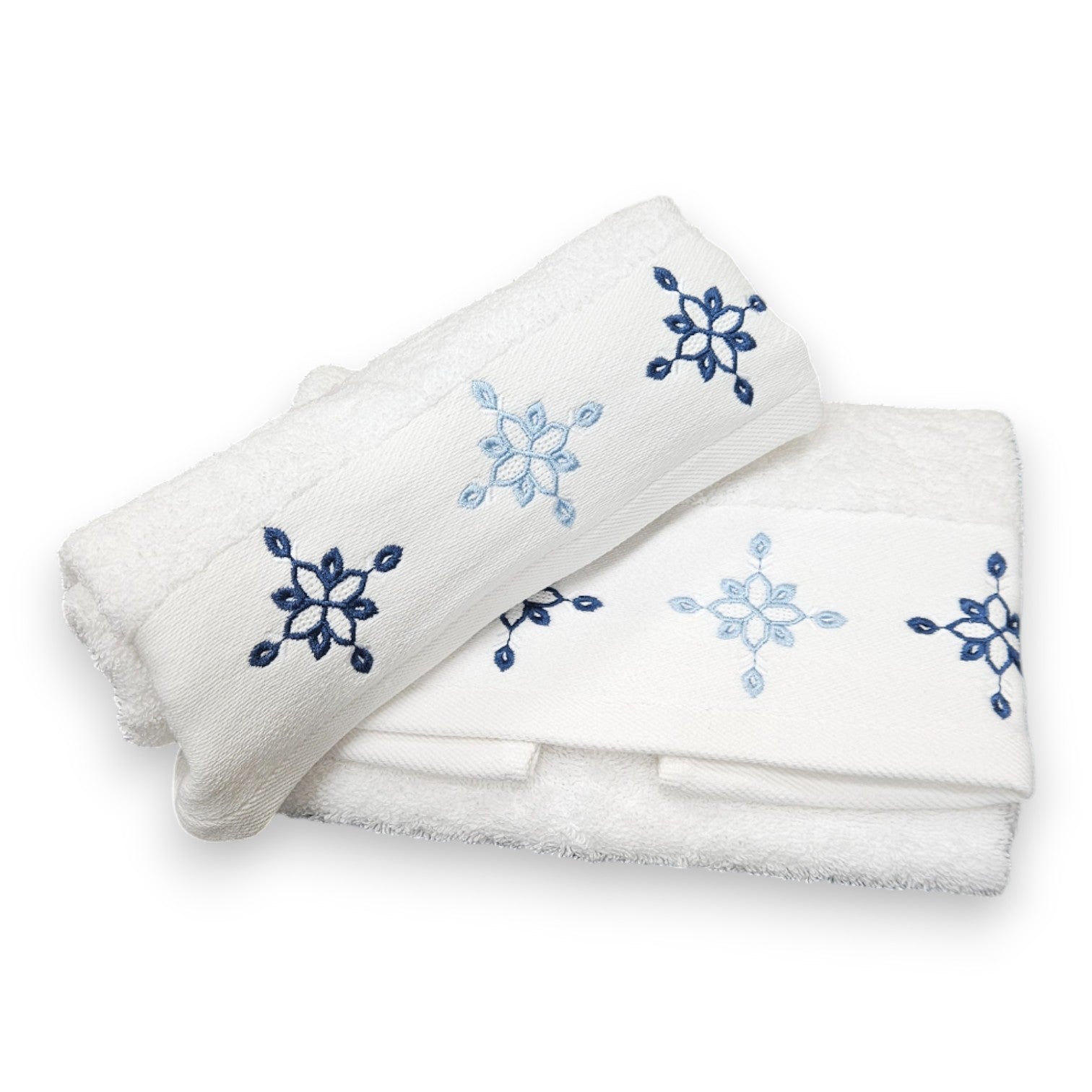Set asciugamani bagno bianco