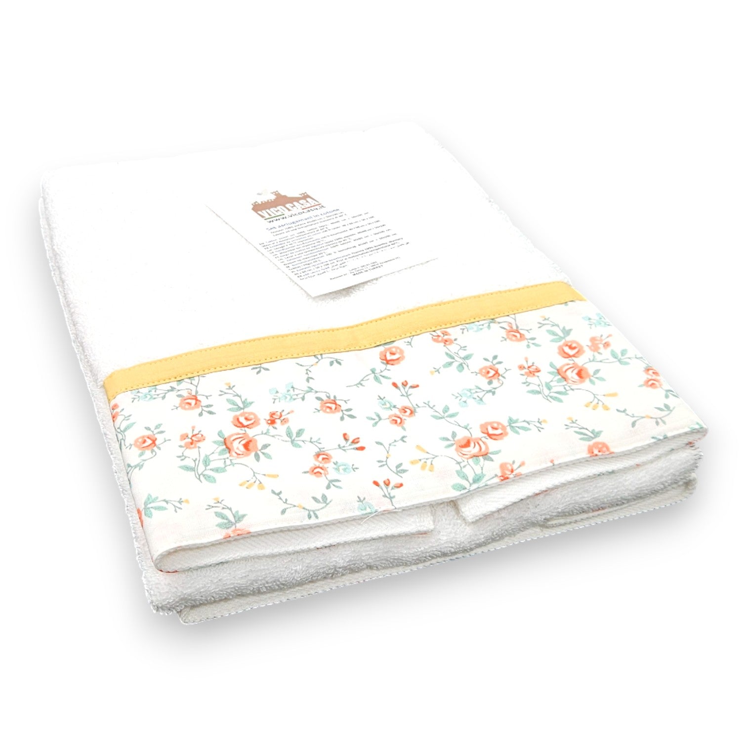 Asciugamani bagno romantici fantasia rose perfetti per casa e regalo