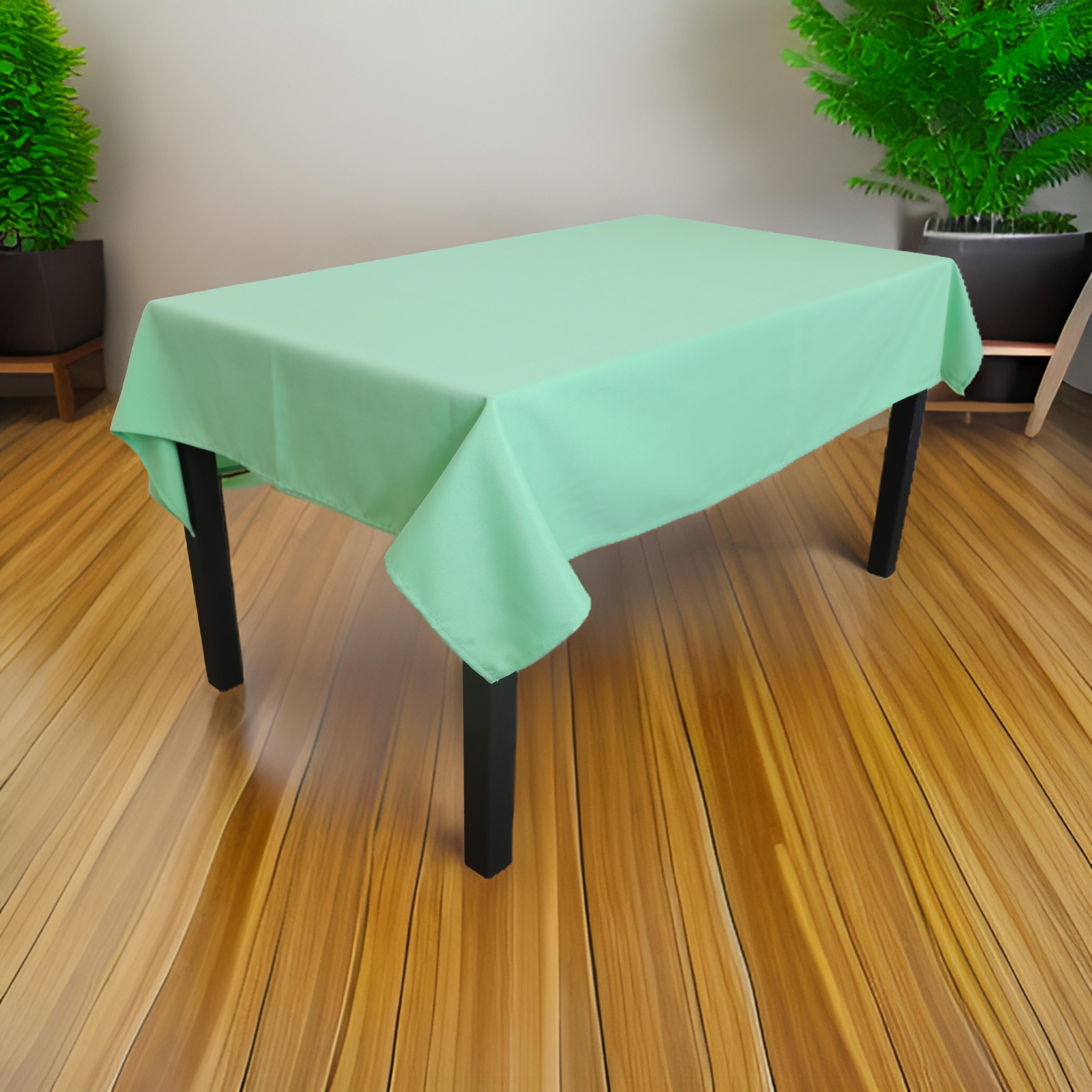tovaglia verde rettangolare