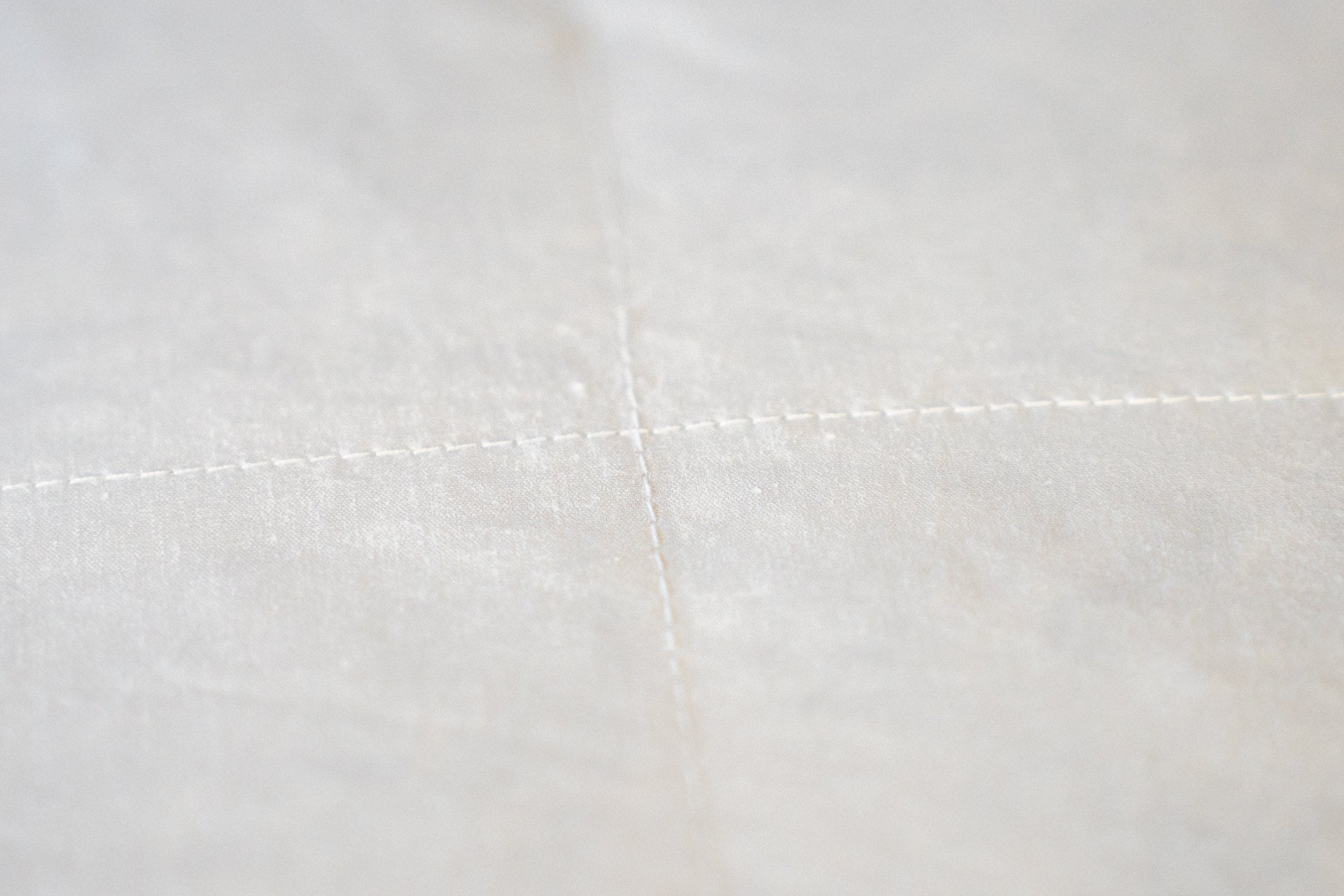 trapuntatura e cuciture topper doppio strato