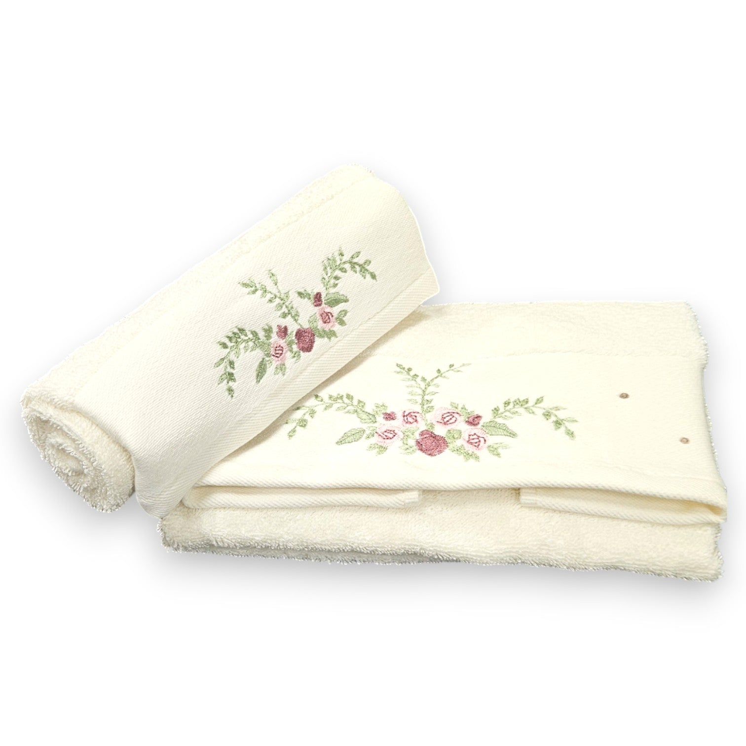 Asciugamani Noelle cotone 500 GSM con pattern floreale per regalo casa