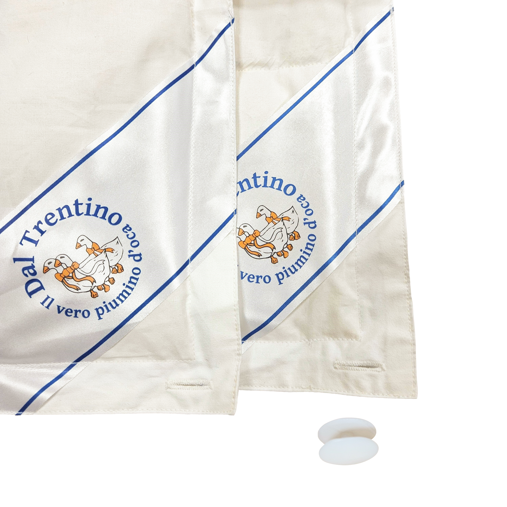 Piumino letto caldo e leggero con bottoni unione 2+3