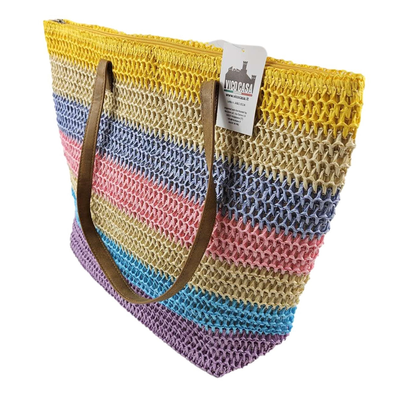 borsa effetto paglia per mare