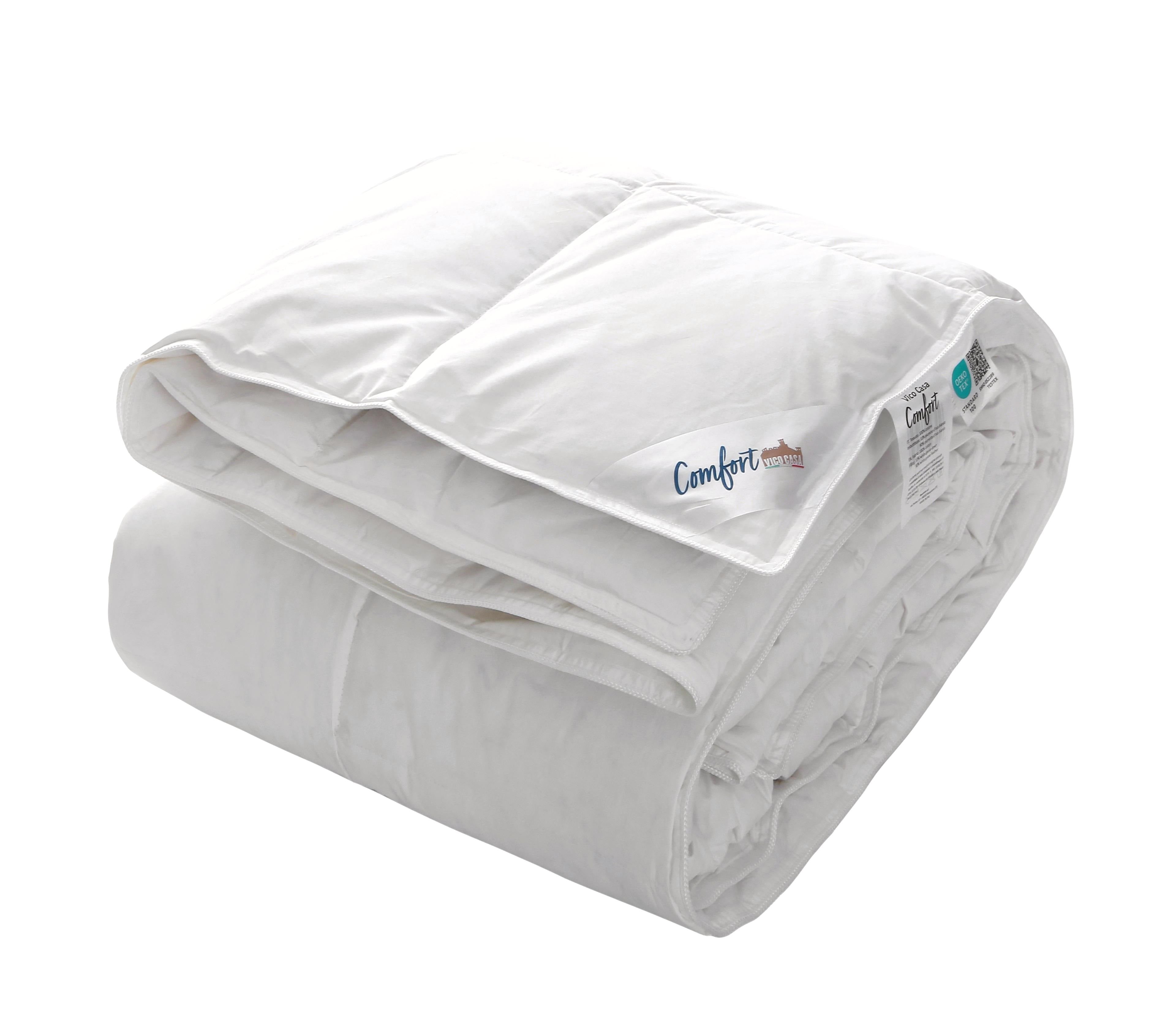 Piumino letto Comfort invernale matrimoniale 250x200 in piuma d’oca, calore 4 su 5