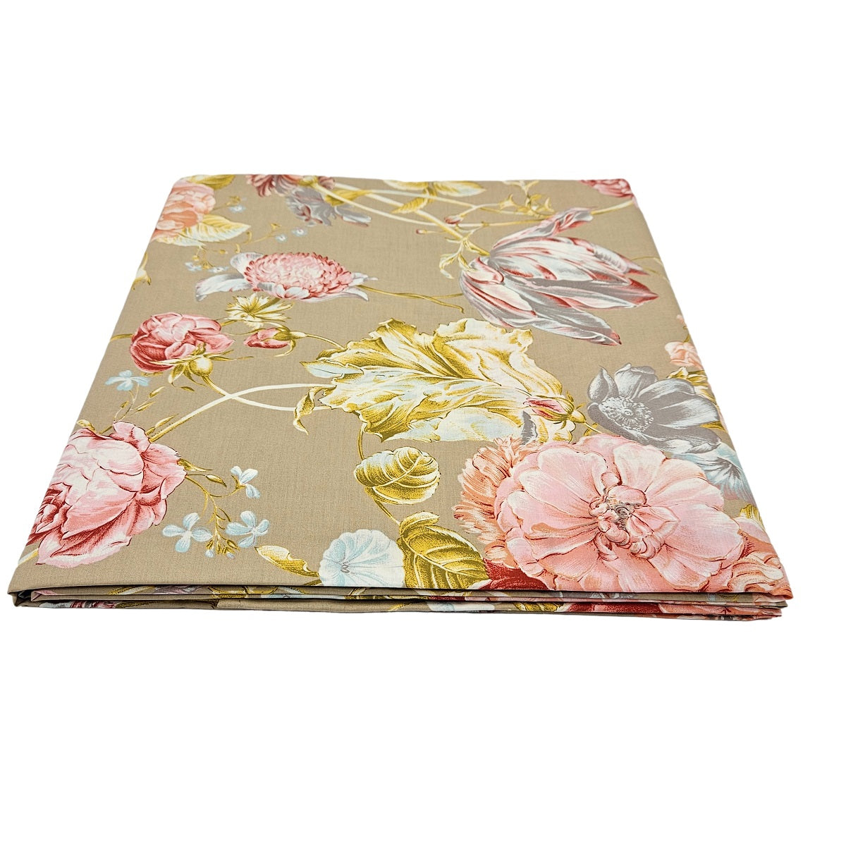 Telo copridivano piegato a fiori multicolor