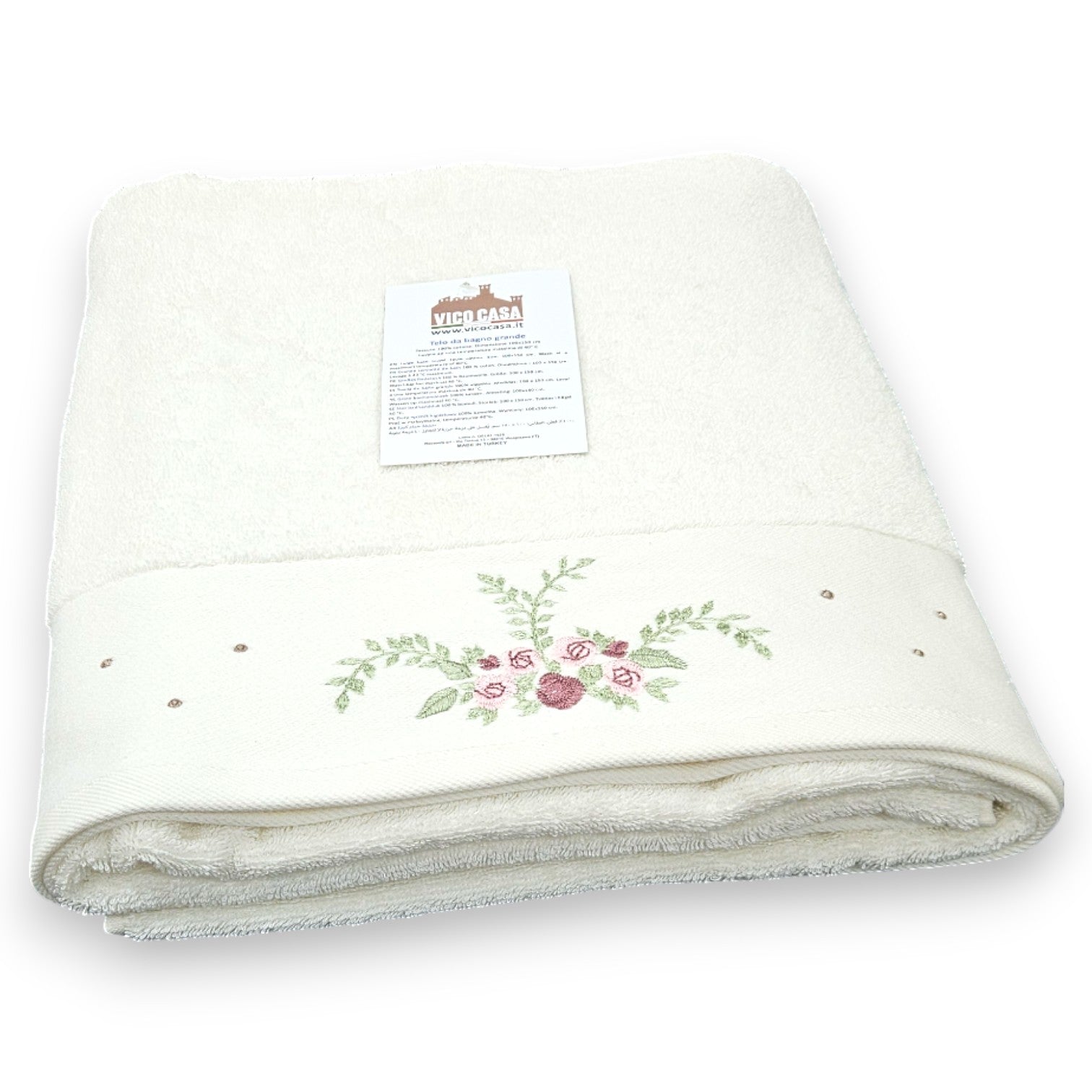 asciugamano viso donna bianco