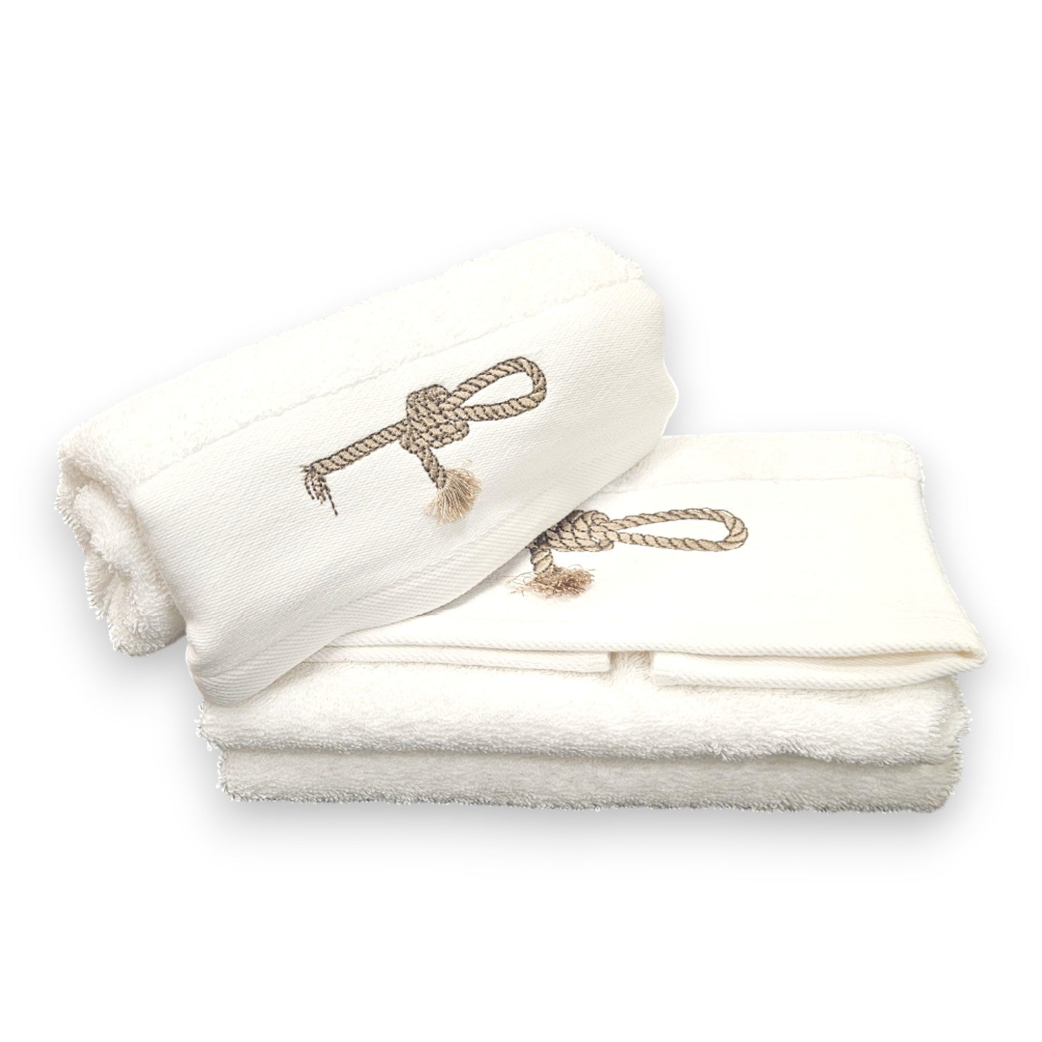 Set asciugamani bagno bianco