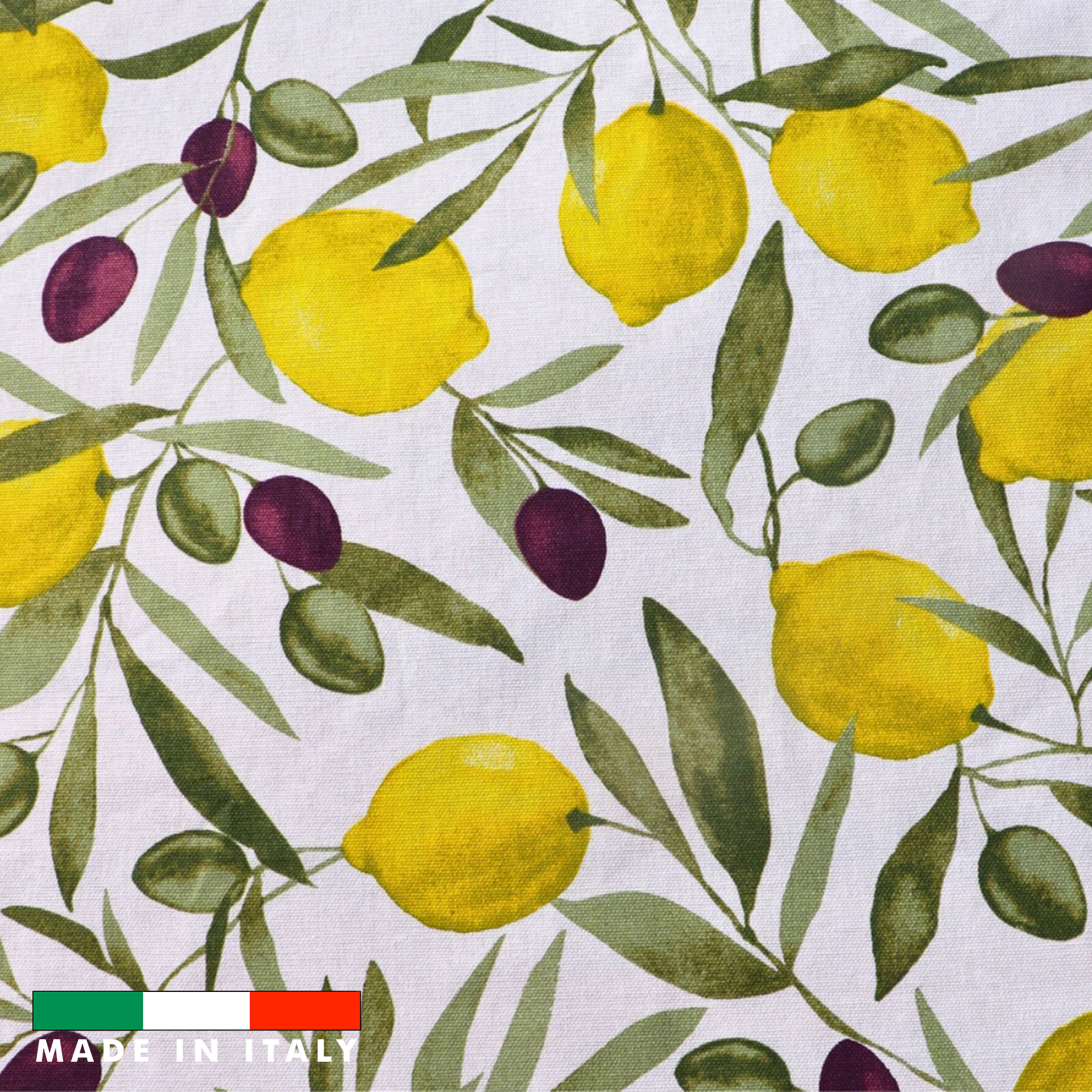 Tovaglia antimacchia resinata Limoni 140x180 Made in Italy