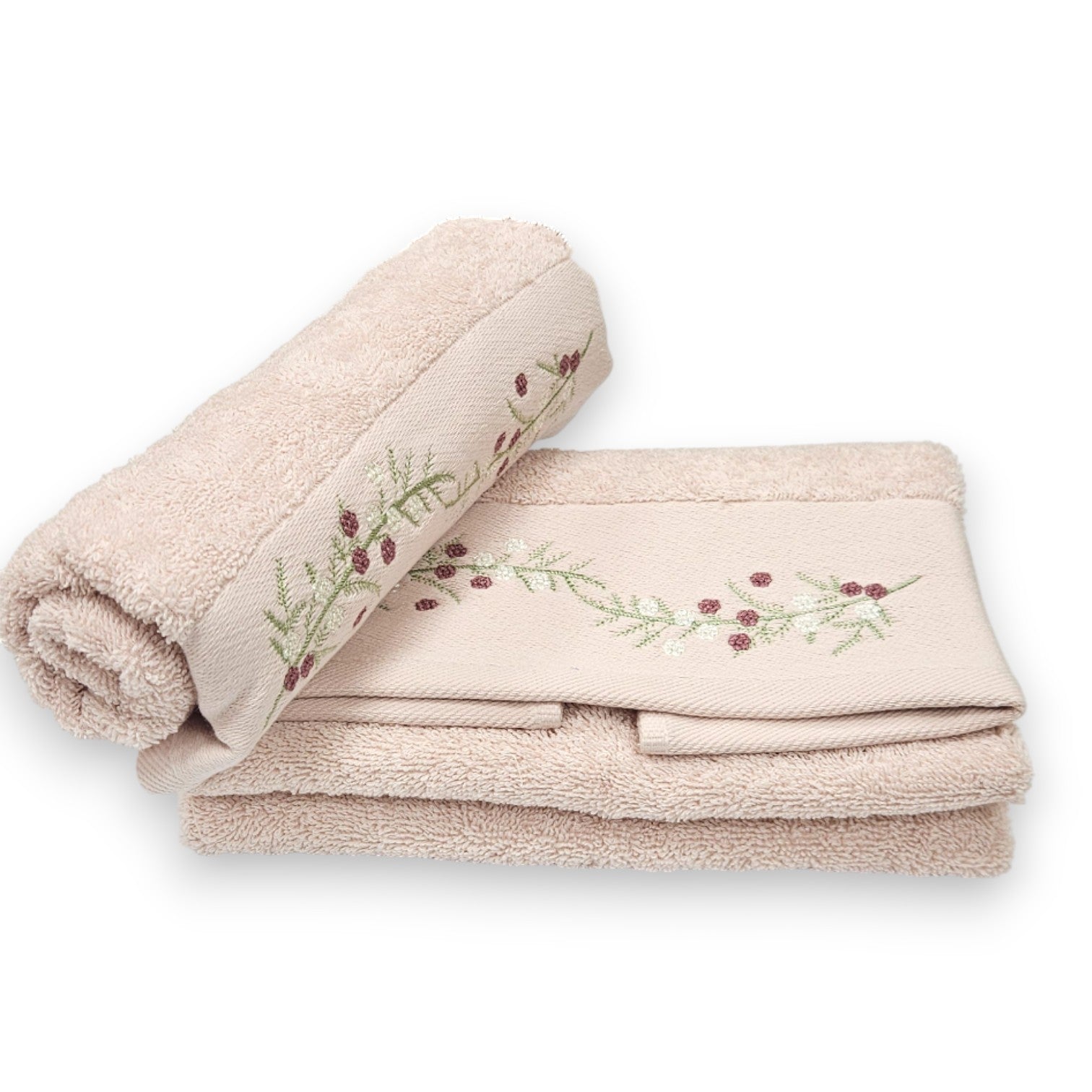 2 Asciugamani bagno in cotone
