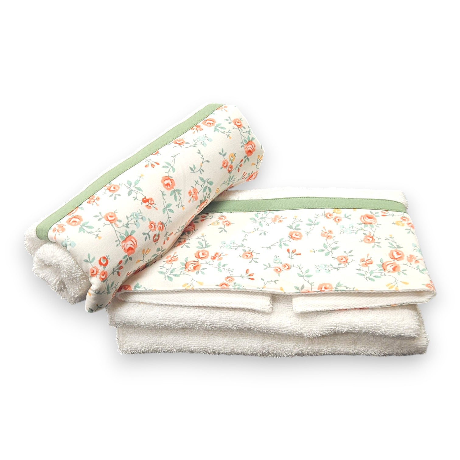 Set asciugamani in cotone 500 GSM con stampa floreale colorata