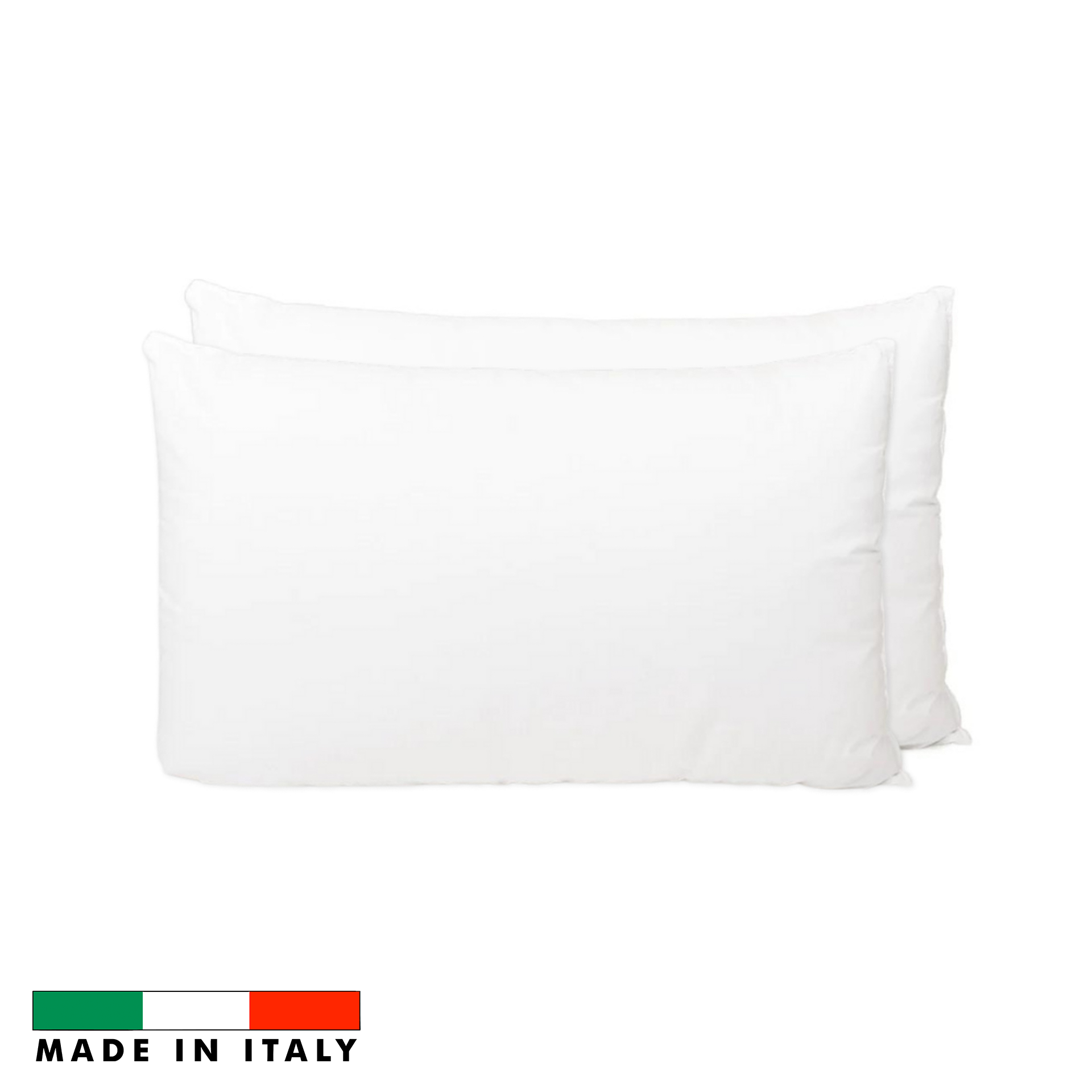 Set 2 guanciali Basic 50x80 anallergici poliestere