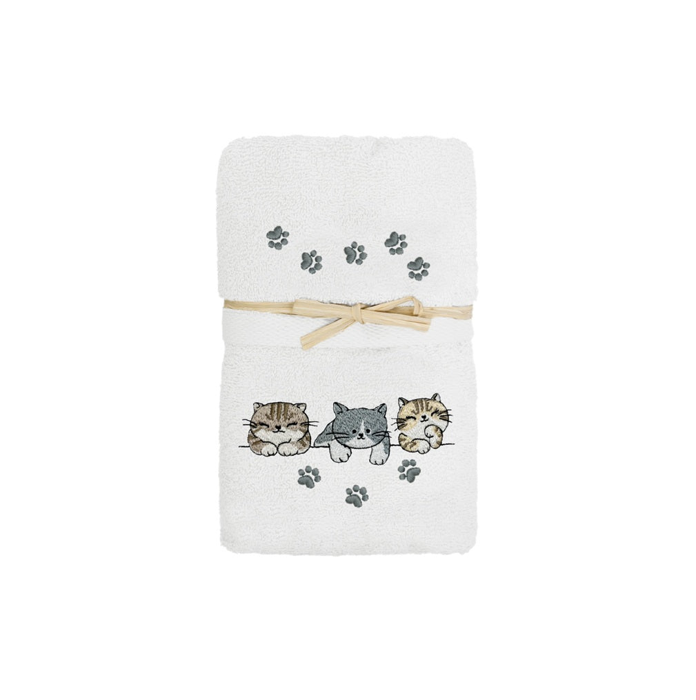 Set asciugamani da bagno Tre Mici BIANCO
