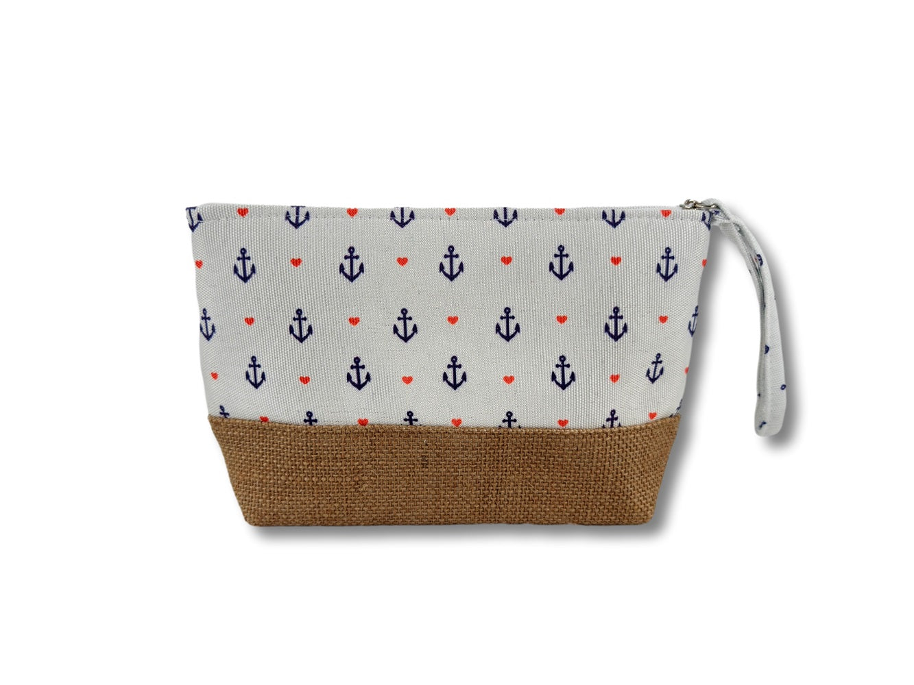 Pochette mare stile marino con ancore